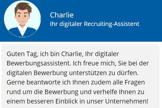 Piktogramm: Charlie - Ihr digitaler Recruiting-Assistent