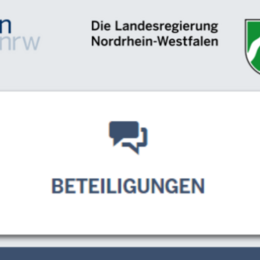 Logos open.nrw und Landesregierung NRW